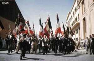 Oran - Avenue Loubet - Manisfestation 13mai 1958